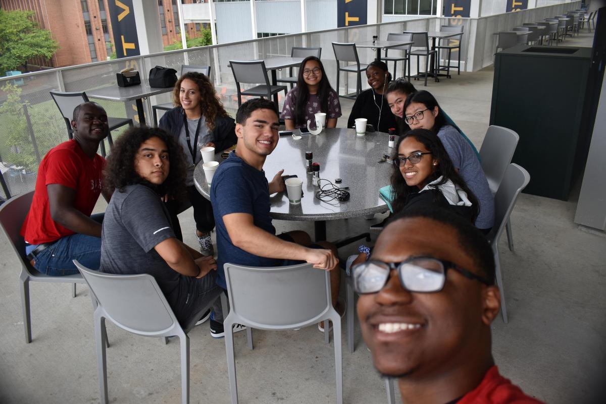 Selfie of cohort students